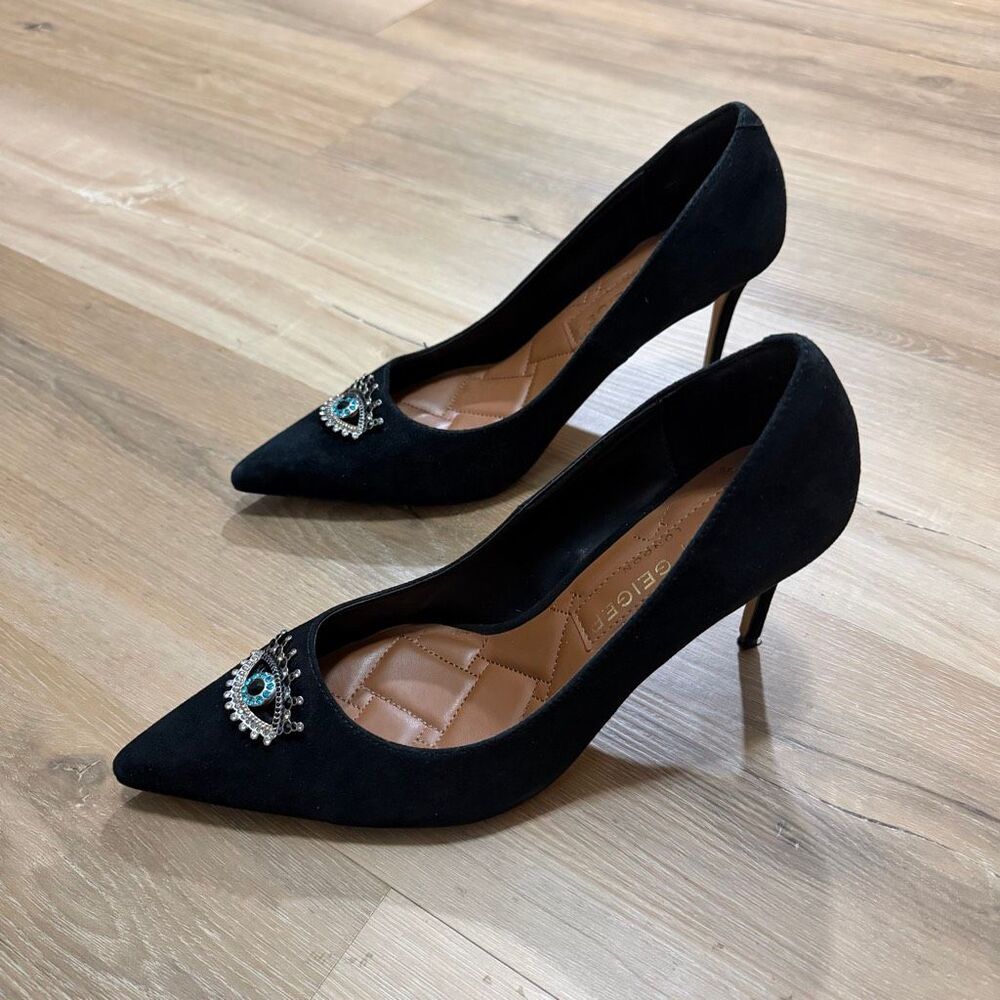 Kurt Geiger London Belgravia Eye Pumps Evil Eye Heels Whimsigoth Dark Glam 8.5